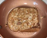 A picture of step 3 of Chocolate French Toast.
