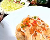 A picture of step 6 of Nest veggie Singaporean rice.