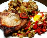 Foto del paso 5 de la receta: Costillitas de cerdo a la riojana en Planchetta