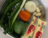 Foto langkah ke 1 dari resep Sapo Tahu Cemplung Simple.