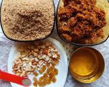 A picture of step 1 of Roti Laddoo.