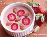 A picture of step 8 of Eggless Strawberry Custard.