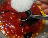 A picture of step 5 of Cabbage Manchurian.