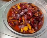 Une image de l'étape 2 de Compote de prunes d'ente au sirop d'érable et vanille de Madagascar.