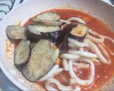 Foto langkah ke 4 dari resep Cumi terong saus padang.