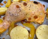 Foto del paso 4 de la receta Muslo de pollo con ciruelas y patatas en Airfryer