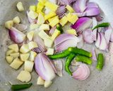 A picture of step 5 of Masala puri.