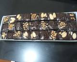 Brownies Fudgy shiny anti gagal langkah memasak 6 foto