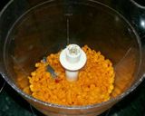 A picture of step 9 of Tri colour motichur laddu.