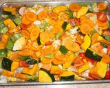 Foto del paso 3 de la receta: Vegetales asados con romero y semillas de zapallo kabosha