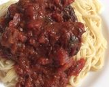Foto del paso 2 de la receta Cabellos ángel con carne en su salsa
