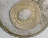 A picture of step 5 of Punjabi Chini ka Parantha.