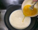 A picture of step 5 of Jade Egg Drop Soup with Soup Dumplings.