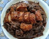รูปขั้นตอนการทำที่ 9 ของ หมูสามชั้นตุ๋นผักกาดดองจีน (ผักไชกัว)