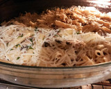 Foto del paso 21 de la receta: Macarrones con nata y champiñones gratinados
