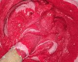 A picture of step 5 of Red Velvet and chocolate cake.