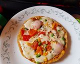 रोटी पिज़्ज़ा (roti pizza recipe in Hindi) रेसिपी चरण 5 फोटो