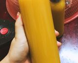 Hình bước làm 2 của món Nước ép bí đỏ - chanh leo, sữa bí đỏ hạt mít - súp bí đỏ cho bé