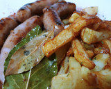 Foto del paso 4 de la receta: Longaniza de cerdo con anisete cúrcuma kebab y champiñones