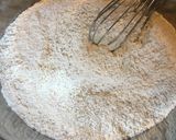 A picture of step 1 of Quick-to-Make No Knead French Style Bread with Oat & Lentil Flour.