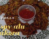 A picture of step 5 of Crispy alu pakora.