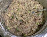 A picture of step 2 of Meat Stuffed Tofus - Tahu isi daging.