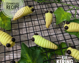 Foto langkah ke 5 dari resep Kue kering ulat hijau (cookies).