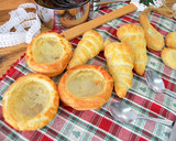 Foto del paso 2 de la receta: Cómo hacer volovanes, canutillos y cucharas de hojaldres para rellenar con dulce o salado