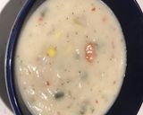 A picture of step 3 of Cream of vegetable soup.