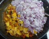 A picture of step 2 of Prawns onion tomato masala.