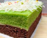 Foto langkah ke 9 dari resep Bolu kukus pandan coklat keju.