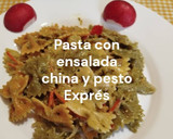 Foto del paso 9 de la receta: Pasta con ensalada china y pesto Exprés