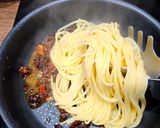 Une image de l'étape 4 de Spaghetti tomates séchées et pain croustillant à la pistache !!.