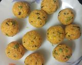 A picture of step 10 of Mexican rice cheez balls with desi twist.