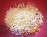 A picture of step 2 of Cauliflower Keto Pizza.