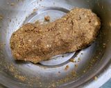 A picture of step 5 of Oats and Ground nut Laddu.