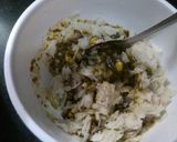 A picture of step 1 of Spinach Kabab.