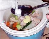 Foto langkah ke 3 dari resep Mpasi 6 bulan :Bubur uduk lele (slow cooker).