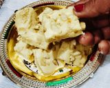 कंडसेड मिल्क बर्फी रेसिपी चरण 3 फोटो