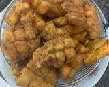 Hình bước làm 3 của món Cá chiên hoa cúc ngũ vị hương
