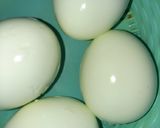 A picture of step 1 of Egg pakoda.