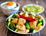 小黃瓜嫩炒雞丁的食譜步驟4照片