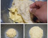 Foto langkah ke 3 dari resep Roti Manis Sosis & Pisang Cokelat Keju (No Ulen Dijamin Lembut).