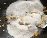 A picture of step 2 of Upma.