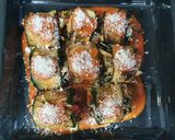 Foto del paso 4 de la receta: Rulos de calabacín rellenos
