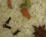 A picture of step 1 of Sahi veg biryani.
