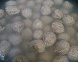 Foto langkah ke 3 dari resep Pentol bakso diet (no tepung, no minyak, no sugar).