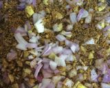 A picture of step 4 of Onions-Potatoes  Kachoris.