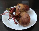A picture of step 1 of Beetroot smoothie.