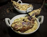 A picture of step 11 of Sesame Brinjal.